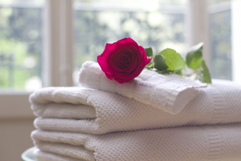 hotel-ST ZACHARIE-min_towel_rose_clean_care_salon_spa_white_bath-731641